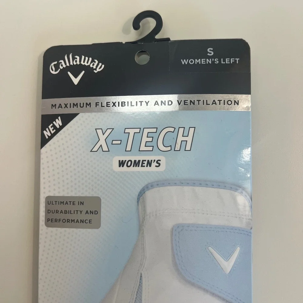 Callaway X Tech Women's Left Golf Glove Size S New Performance Series‎